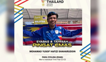 Atlet berbasikal para negara, Mohamad Yusof Hafizi Shaharuddin.