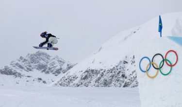 Milano Cortina 2026 Olympics - Snowboard - Women's Snowboard Slopestyle Final - Livigno Snow Park, Livigno, Italy - February 18, 2026. Kokomo Murase of Japan in action during her third run in the women's snowboard slopestyle final REUTERS/Gonzalo Fuentes