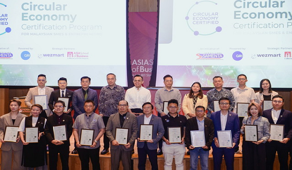 Pensijilan itu langkah penting dalam mengalihkan PKS daripada model ekonomi linear tradisional kepada pendekatan ekonomi kitaran/ Foto BERNAMA