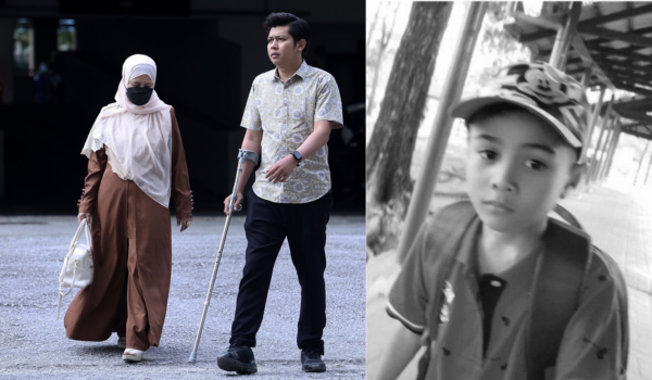 Ismanira dan Zaim Ikhwan, berumur 30 tahun, didakwa mengabaikan Zayn Rayyan dengan cara yang mungkin menyebabkan kecederaan fizikal terhadap mangsa/Foto BERNAMA