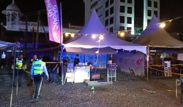 Kejadian berlaku di sebuah tapak ekspo berhampiran kompleks SP Plaza