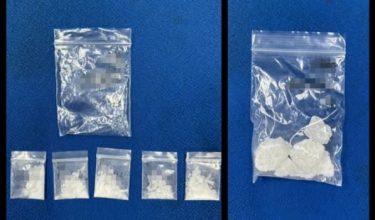 Ketamin bernilai RM5,380 dirampas dalam dua serbuan polis di Kuching/Foto PDRM.
