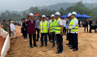 Tapak Projek Kompleks Imigresen, Kastam, Kuarantin dan Keselamatan (ICQS) Serikin