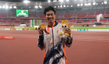 Datuk Abdul Latif Romly rangkul emas buat kali keempat berturut-turut dalam acara lompat jauh T20 lelaki pada temasya  Sukan Para Asia Aichi-Nagoya 2026