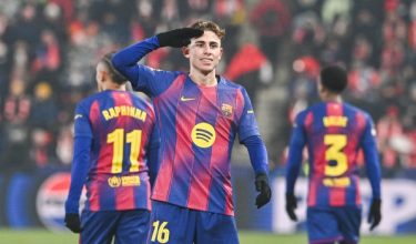 Peluang Barcelona ke pusingan kalah mati masih terbuka / AFP