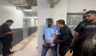 Tertuduh, M. Dhivan, 31 mengaku tidak bersalah cuba merasuah anggota yang bertugas di Cawangan Unit Rondaan Bermotosikal, IPD Segamat/Foto RTM