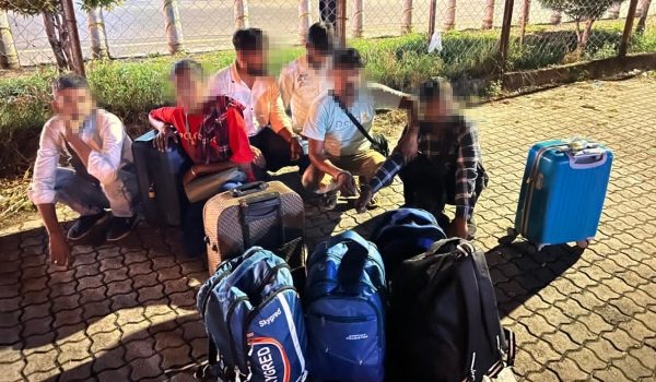 Enam warga India ditahan ketika cuba memasuki secara haram ke Malaysia/Foto PGA