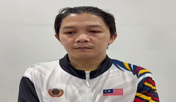 Tular di media sosial dakwaan Keattisak Teankam (gambar) yang mendakwa beliau diarahkan memindahkan wang ke akaun pegawai PTM - Foto tangkap layar video tular