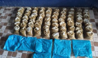 Antara 70 bungkusan air ketum dengan anggaran isipadu 105 liter yang dirampas PGA/Foto PGA