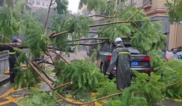 Pihak berkuasa melakukan operasi penyelamatan pasca bencana dan pemulihan/ AFP