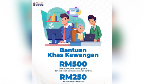 Bantuan Khas Kewangan Aidilfitri dibayar pada 13 Mac ini