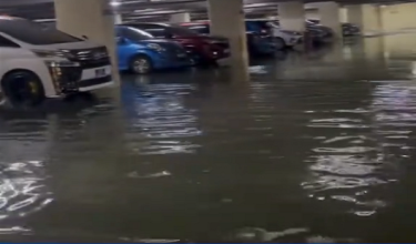 Situasi kenaikan air di sebuah pusat beli-belah di Putrajaya /Foto TIKTOK AIYO NEWS