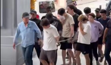 Antara yang didakwa di mahkamah hari ini/Foto Orang Awam