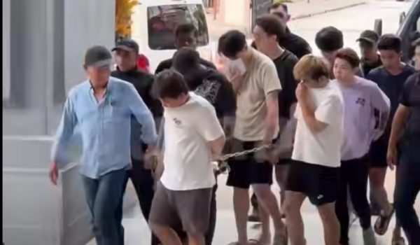 Antara yang didakwa di mahkamah hari ini/Foto Orang Awam