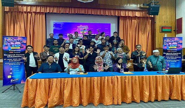 Sidang media Anugerah Carta 10 Sarawakfm