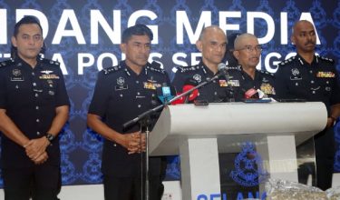 Ketua Polis Selangor, Datuk Shazeli Kahar ketika ditemui pada sidang media di IPK Selangor/Foto Polis Selangor