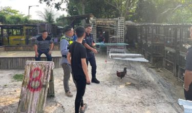 Lokasi kejadian mangsa lelaki yang ditemui dipercayai dibunuh/FOTO Polis