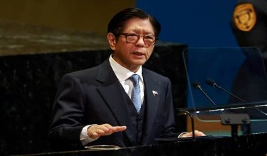 FILE PHOTO: Philippines President Ferdinand Marcos Jr. addresses the United Nations General Assembly at the U.N. headquarters in New York City, U.S., March 10, 2026.  REUTERS/Brendan McDermid/File Photo