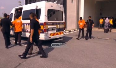 Kesemua suspek ditahan antara pukul 7 hingga 8 pagi semalam