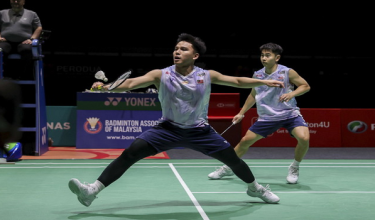 Beregu lelaki profesional negara, Goh Sze Fei-Nur Izzuddin Mohd Rumsani / Foto BERNAMA