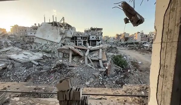 Keadaan bangunan di Gaza selepas serangan rejim Zionis/ REUTERS