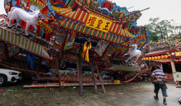 Keadaan di Taiwan selepas dibadai Taufan Champi/ AFP