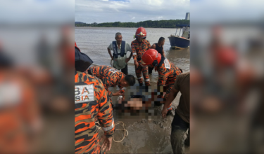 Seorang lelaki berjaya diselamatkan selepas terlibat dalam insiden cubaan membunuh diri di Jambatan Tanjung Lumpur, Kuantan/ RTM