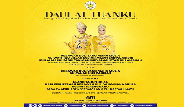 Foto Facebook Zahid Hamidi