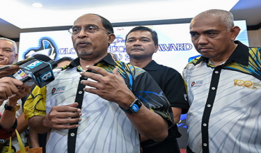Menteri Pendidikan Tinggi Datuk Seri Dr Zambry Abd Kadir bercakap kepada media ketika hadir merasmikan Global Educator Award (GEA) 2026 di Dewan Tuanku Canselor Universiti Pendidikan Sultan Idris (UPSI) hari ini/BERNAMA
