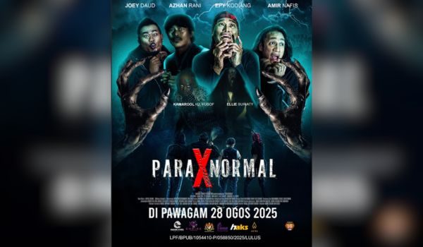 Filem PARAXNORMAL akan mula ditayangkan di pawagam seluruh negara bermula 28 Ogos ini.