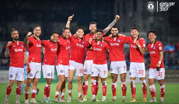 Pasukan Sabah FC tundukkan Penang FC 4-0 di Stadium Bandaraya malam tadi/Foto Sabah FC