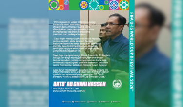 Kenyataan Presiden Persatuan Bolasepak Malaysia (FAM) Datuk Ab Ghani Hassan/ FAM