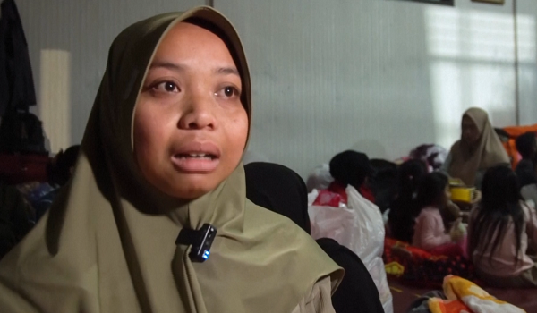 Siti Halimah menceritakan detik ketika tanah runtuh berlaku / REUTERS