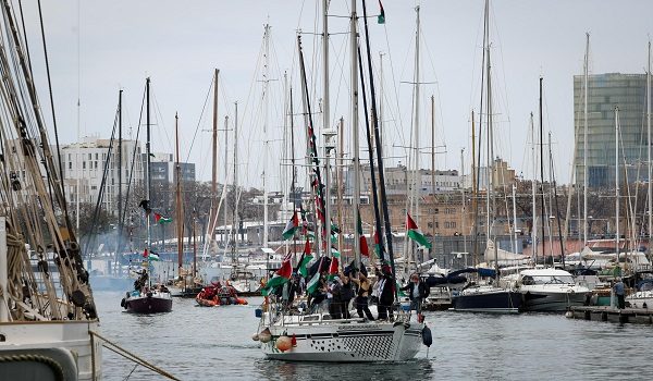 Antara kapal yang membawa peserta Global Sumud Flotilla/Foto Bernama