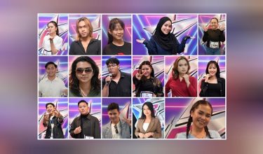 (Atas kiri) Nana, Jon, Dhania, Noy, Roxy Ixzy. (Tengah kiri) Harris, Joy, Hady Huv, Nuril, Eylia Guntabid, Erin Shahira. (Bawah kiri) Azumi, Feka, Shah Rezza, Akma Natasha, Liz