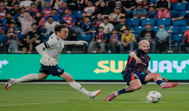 Joao Figueiredo (kanan) antara tiga pemain warisan JDT yang dibenarkan beraksi dalam saingan Liga Malaysia./BERNAMA