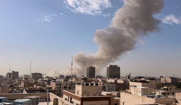 Beberapa kawasan di Tehran diserang Israel. Foto/AFP