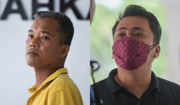 Mohd Rasul Abd Razak, 44, dan Mohd Shahrulamin Abdullah, 41 (kanan) selaku Orang Kena Saman (OKS) mengaku bersalah atas pertuduhan masing-masing/Foto BERNAMA