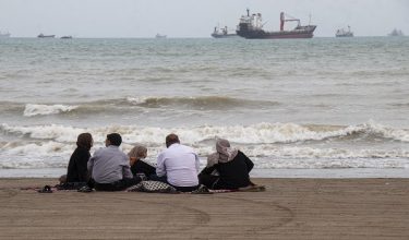 Selat Hormuz.  (foto RAZIEH POUDAT / ISNA / AFP)