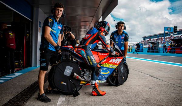 Hakim Danish semasa perlumbaan Moto3 di Circuito de Jerez, Angel Nieto / Foto zkracing