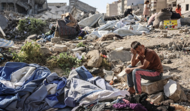 Keadaan di Gaza selepas serangan rejim Zionis/ AFP
