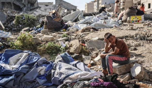 Keadaan di Gaza selepas serangan rejim Zionis/ AFP