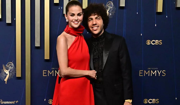 Selena Gomez dan Benny Blanco/Foto AFP