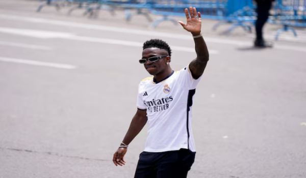 Penyerang Real Madrid, Vinicius Jr, Foto REUTERS