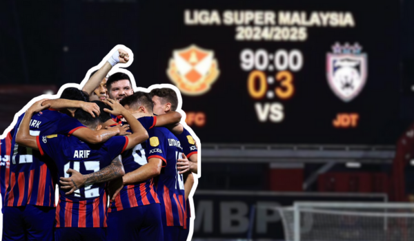 JDT kumpul tiga mata, kekal di puncak Liga Super