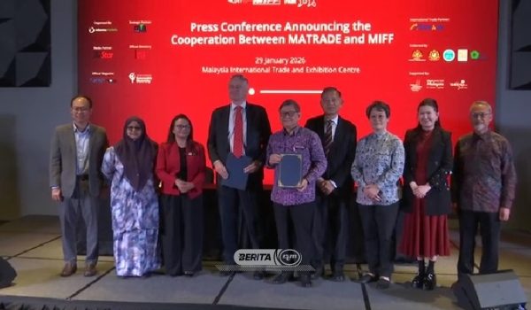 Sidang media bersempena kerjasama MIFF dengan Perbadanan Pembangunan Perdagangan Luar Malaysia (MATRADE)