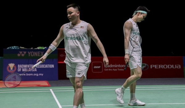Aaron Chia (kiri) dan Soh Wooi Yik/ BERNAMA