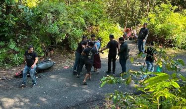 Polis gempur kawasan 'lubuk' penagih dan pengedar dadah di kawasan Terengganu/Foto Polis