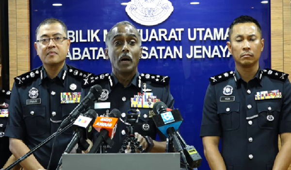 Pengarah Jabatan Siasatan Jenayah Bukit Aman, Datuk M. Kumar/RTM