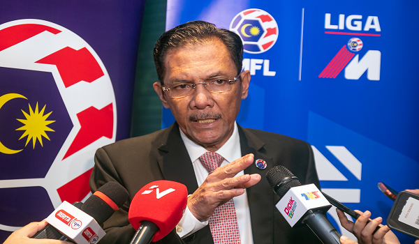 Presiden MFL, Datuk Ab Ghani Hassan berkata pelaksanaan FFP yang bermula musim ini menunjukkan perkembangan positif./foto BERNAMA